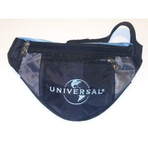 Vintage Universal Studios Fanny Pack  Adjustable/ Nylon/ 3 Zipper Pockets